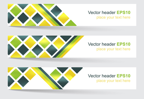 Header banners modern design vectors 04 modern header design banners   