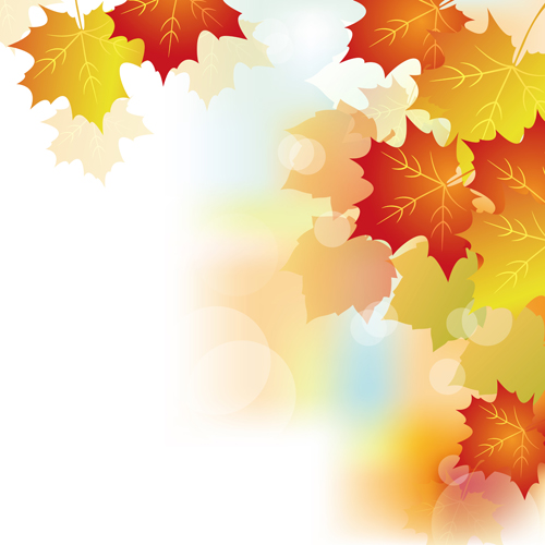 Autumn Beautiful leaves theme background vector 02 leaves leave beautiful autumn   