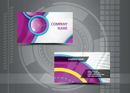 Vector Stylish Business Cards design 03 stylish cards business card business   