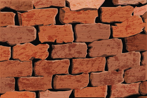 Elements of Brick wall background vector 03 wall elements element brick   