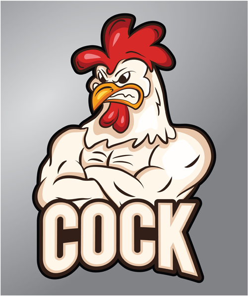 Funny cock logo design vector logo funny cock   