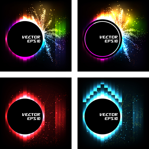 Sparkling round creative background vector sparkling Creative background creative background vector   