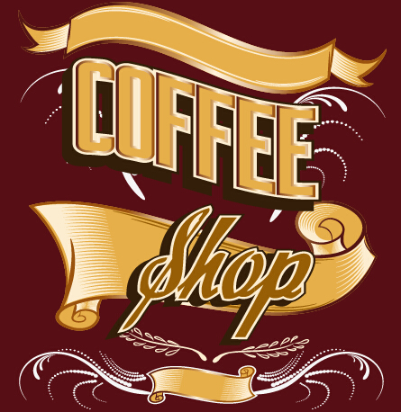 Classical coffee shop logos vector set 09 shop logos coffee classical   
