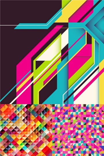 Colorful grid background Illustration vector grid colorful   