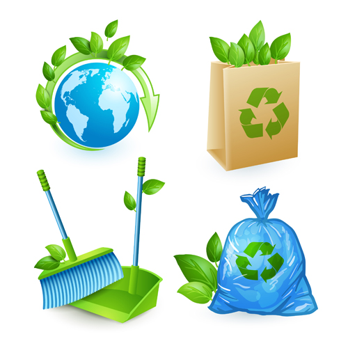Ecology with environmental icons vector icons icon environmental environment ecology   