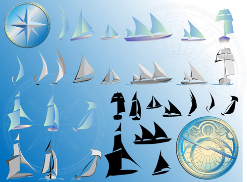 ships design elements vector set 05 ships elements element   