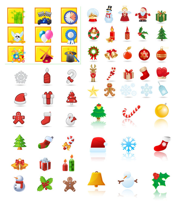 Cartoon christmas Icon vector icon christmas cartoon   