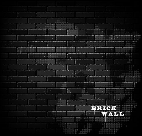 Elements of Brick wall background vector 04 width elements element brick   