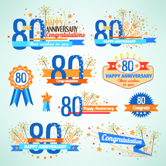 Happy anniversary Celebration design vector 04 happy celebration anniversary   