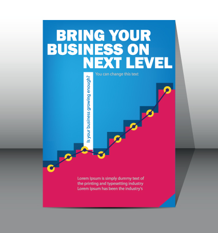 Modern Business brochure covers vector material 03 modern material cover business brochure   