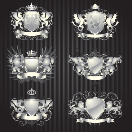 Vintage Royal labels design vector graphics 02 vintage royal labels label   