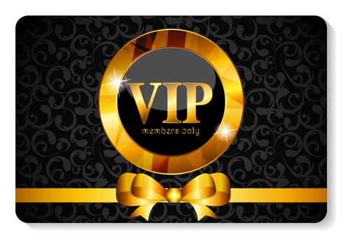 luxurious VIP members cards design vectors 11 vip member luxurious cards   