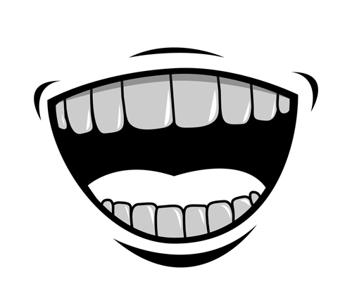 Cartoon mouth and teeth vector set 02 teeth mouth cartoon   