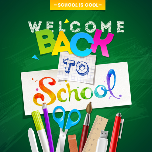 Classic school background creatime vector 04 school classic background   