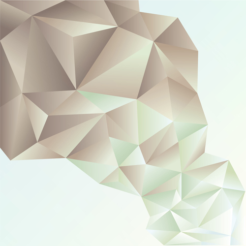 3D geometric shape art background vectors set 05 Shape geometric background   