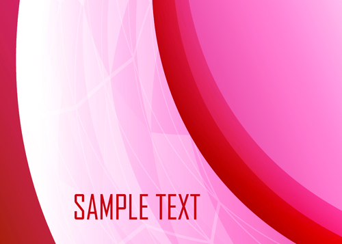 Red wave abstract vector background 07 wave Vector Background red background   