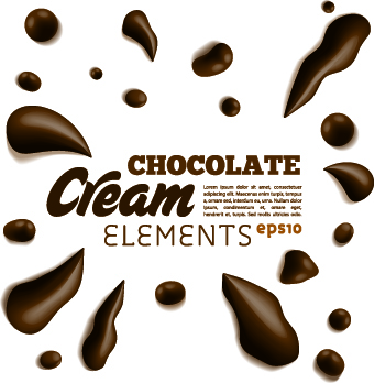 Creative Chocolate vector background illustration 05 Vector Background illustration creative chocolate background   