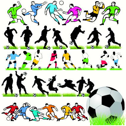 Football silhouettes vector VectorStock vector graphics silhouettes silhouette Scalable Vector Graphics Raster to Vector Rapping football   