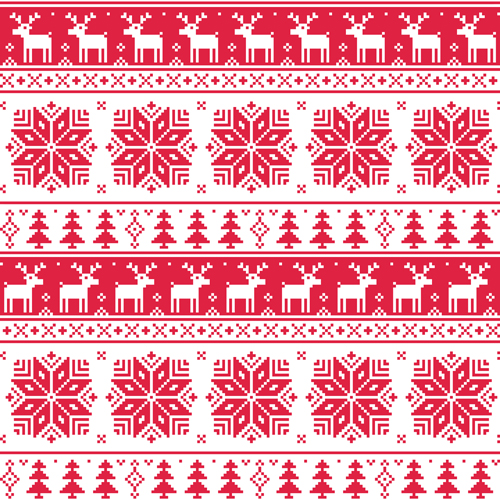 Christmas patterns vector set 03 patterns pattern patter christmas   