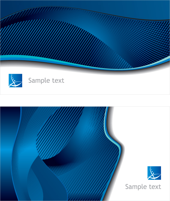 Shiny black and blue vector backgrounds 01 shiny blue black   