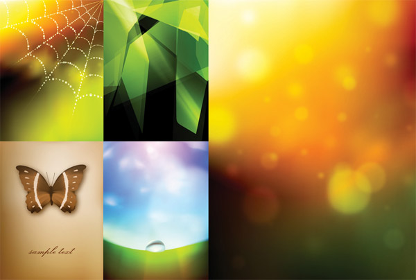 Fantasy background Spot fantasy color butterfly beads background   