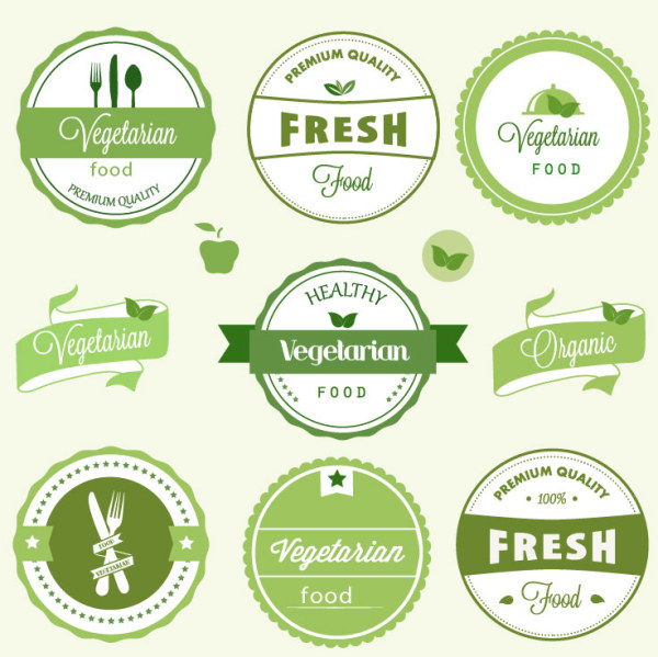 Green labels design vector 06 labels label green   