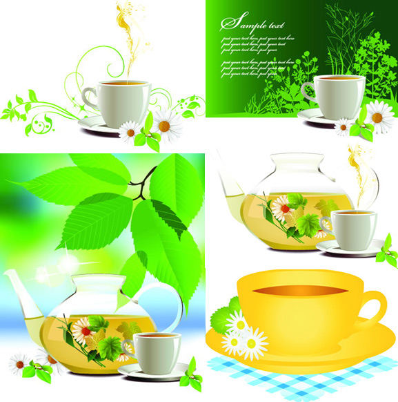 Coffee and tea leaves tea green file coffee   