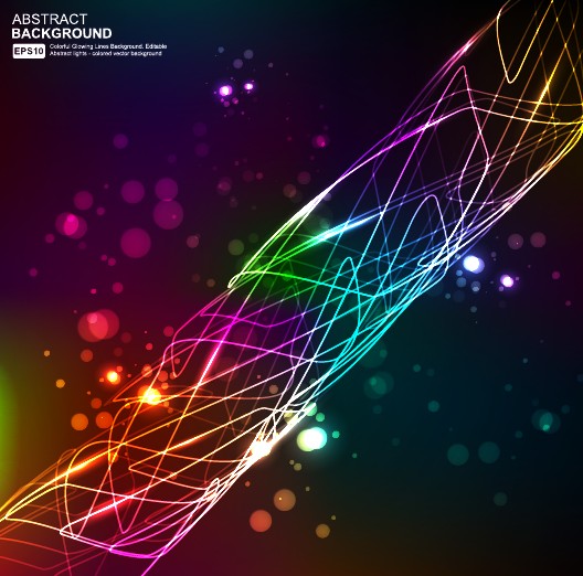 Elements of Neon abstract vector backgrounds 02 neon elements element abstract   