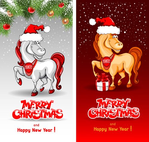 Horse year creative design elements vector 03 year horse element design elements creative   