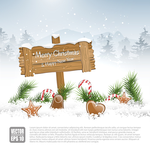 New Year 2014 Christmas elements set vector 13 new year new elements element christmas 2014   