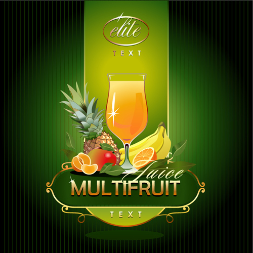 Fruit drinks backgrounds creative vector 04 drinks creative backgrounds background   