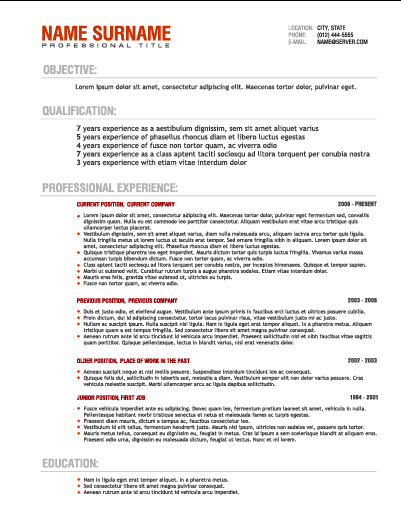 Creative resume template design vector material 01 vector material template resume creative   