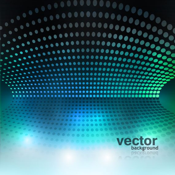 Set of Blue Grid vector background vector 04 grid blue   