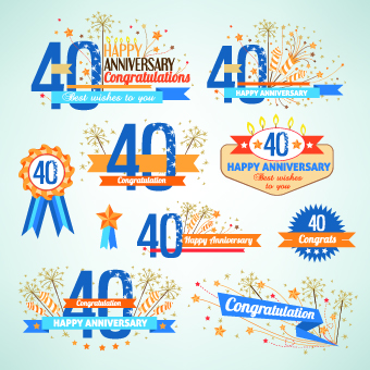 Happy anniversary Celebration design vector 08 happy celebration anniversary   