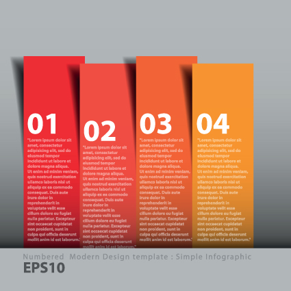 Numbers Banners design vector 05 numbers number banner   