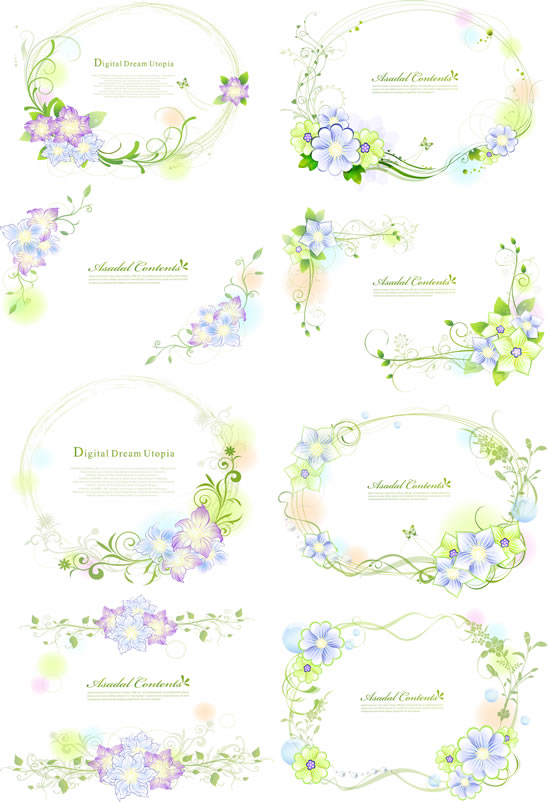 Elegant decorative floral vector pattern elegant decorative   