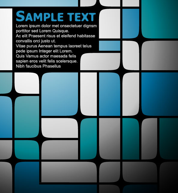 Set of Blue Grid vector background vector 01 grid blue   