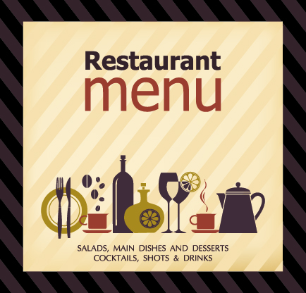 Delicate Restaurant menu cover design vector 01 restaurant menu cover   