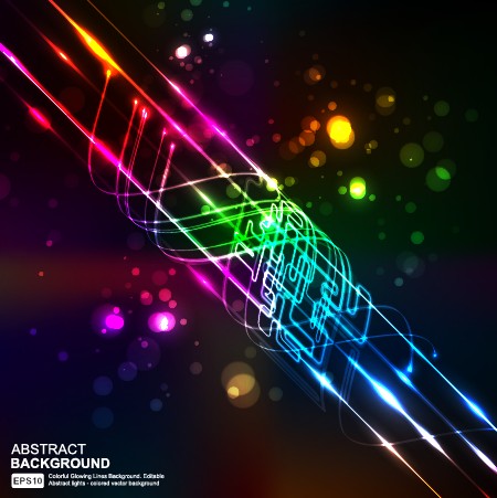 Elements of Neon abstract vector backgrounds 05 neon elements element abstract   