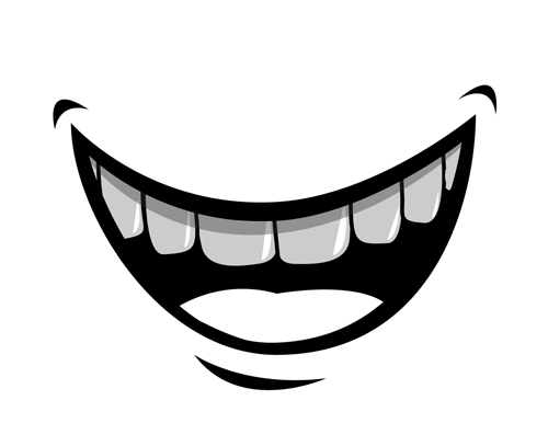 Cartoon mouth and teeth vector set 05 teeth mouth cartoon   