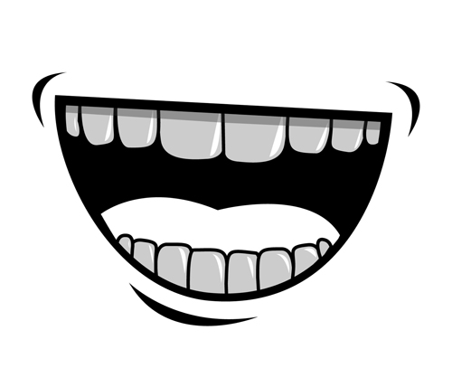 Cartoon mouth and teeth vector set 04 teeth mouth cartoon   