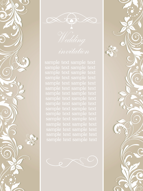 Floral wedding invitation card elegant design wedding invitation elegant card Floral wedding invitation card elegant design wedding invitation elegant card