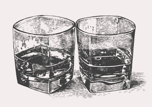 Hand drawn glass cup sketch vector 01 sketch hand glass drawn cup   