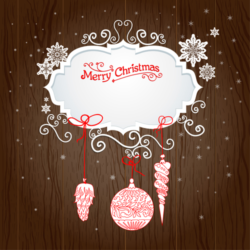 Creative xmas decorations with wooden background 03 wooden decorations creative background   