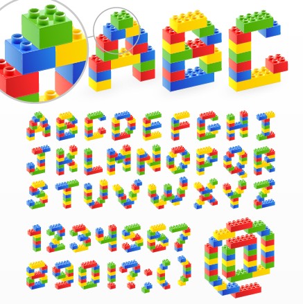 Cute Original alphabet set vector 05 original cute alphabet   