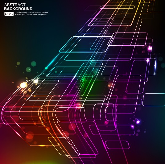 Elements of Neon abstract vector backgrounds 04 neon elements element abstract   