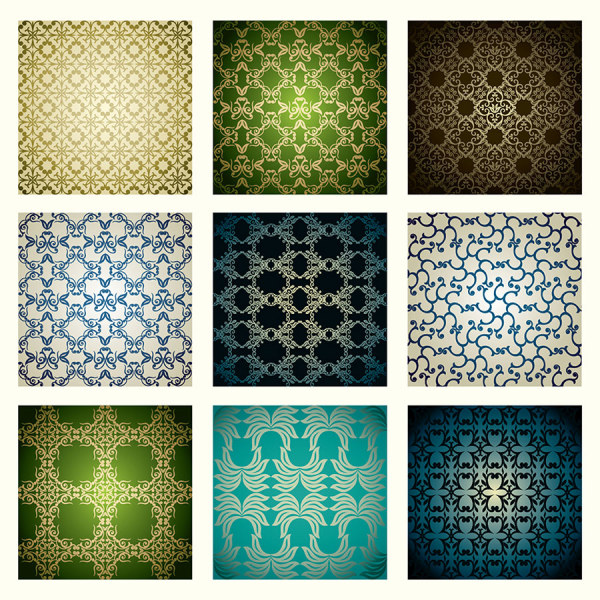 Ornate Seamless pattern vector 01 seamless pattern vector pattern ornate   