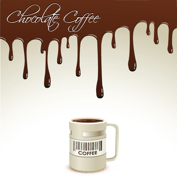 Creative coffee art backgrounds vector 05 creative coffee   