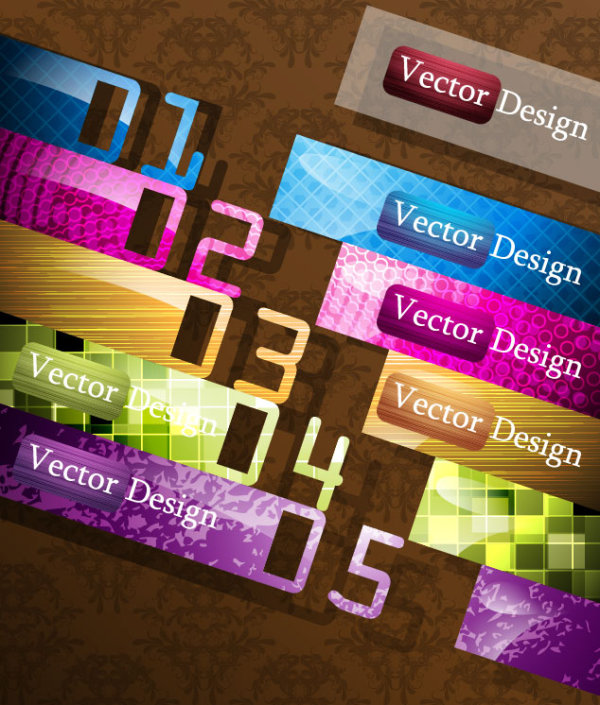 Creative of Original banners vector graphics 02 original creative banner   