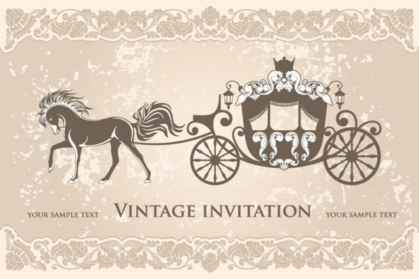 vintage invitation cards background vector 03 vintage invitation cards card   